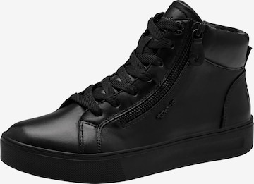 Tamaris High-Top Sneakers in Black: front