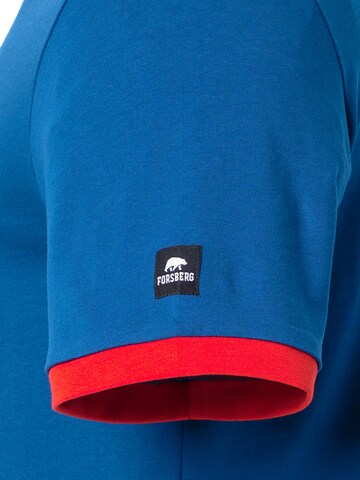 FORSBERG Shirt 'mit Vintage Logo' in Blue