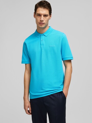 T-Shirt HECHTER PARIS en bleu : devant