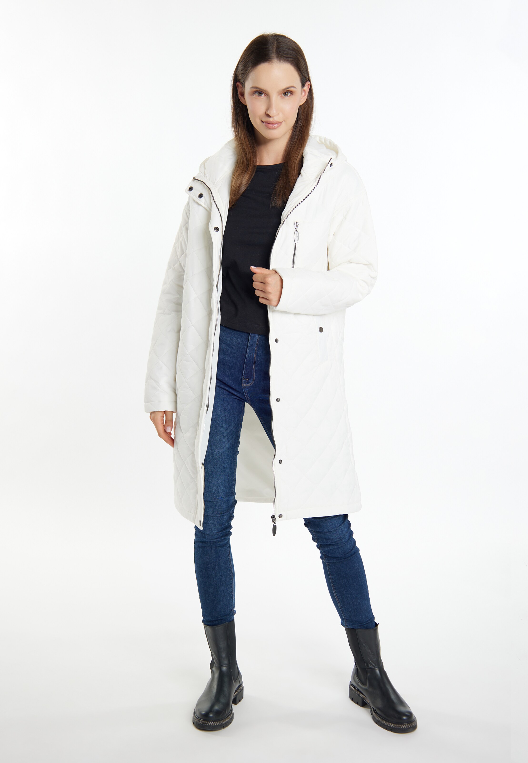 FELIPA Winter Coat in White