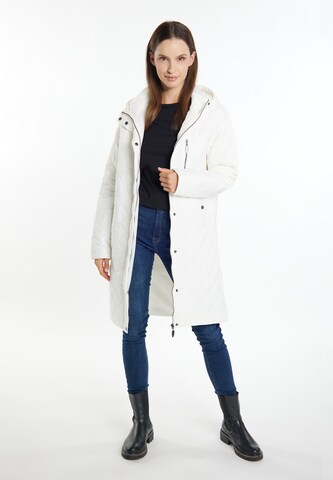 Manteau mi-saison Usha en blanc