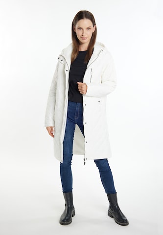 Manteau mi-saison Usha en blanc