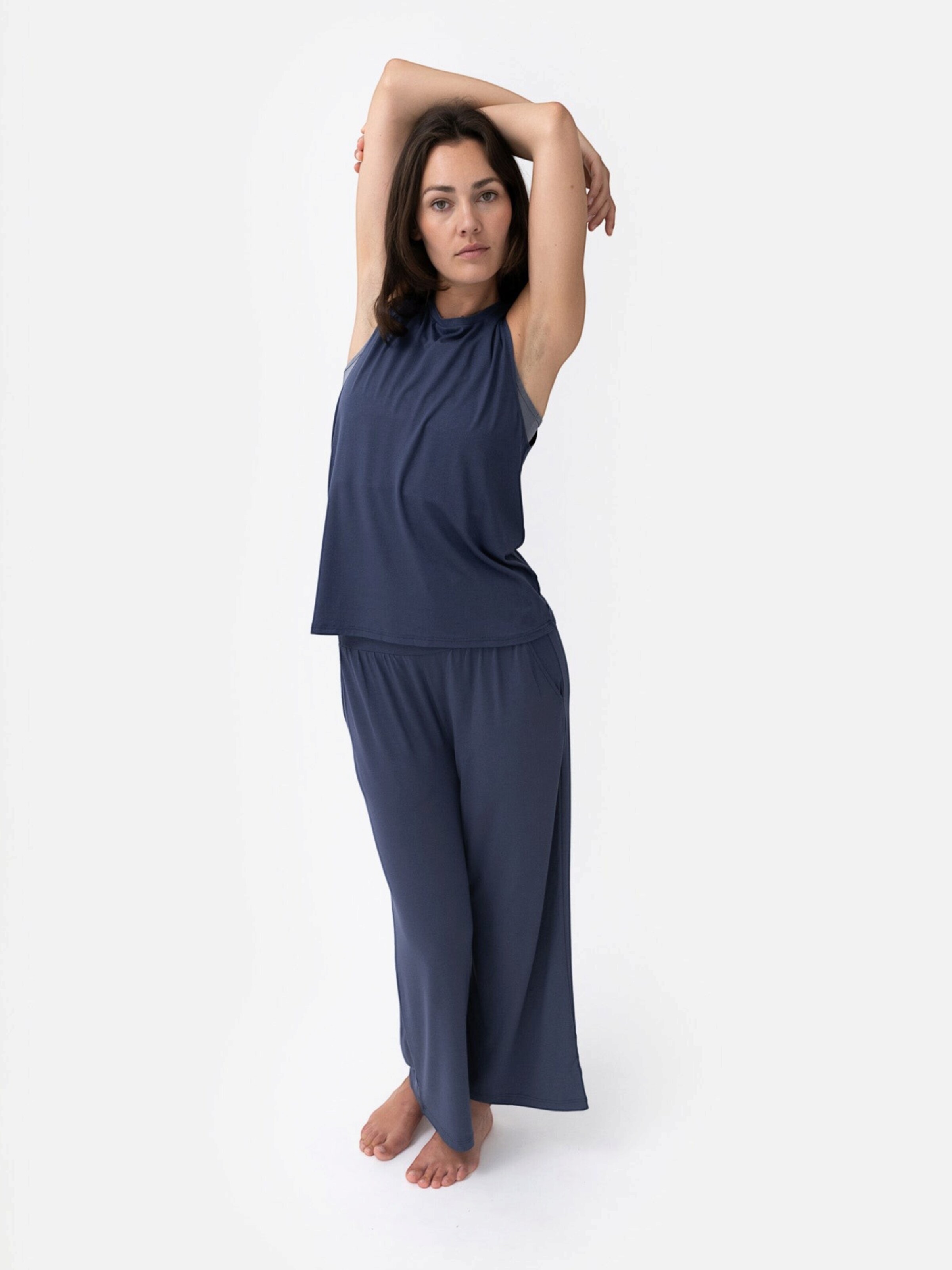 LOTUSCRAFTS Top 'Naima'‌‌‌‌‌‌‌‌‌ in Blau