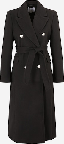 Wallis Petite Between-seasons coat in Black: front