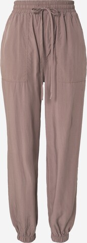 Loosefit Pantalon Warehouse en marron : devant