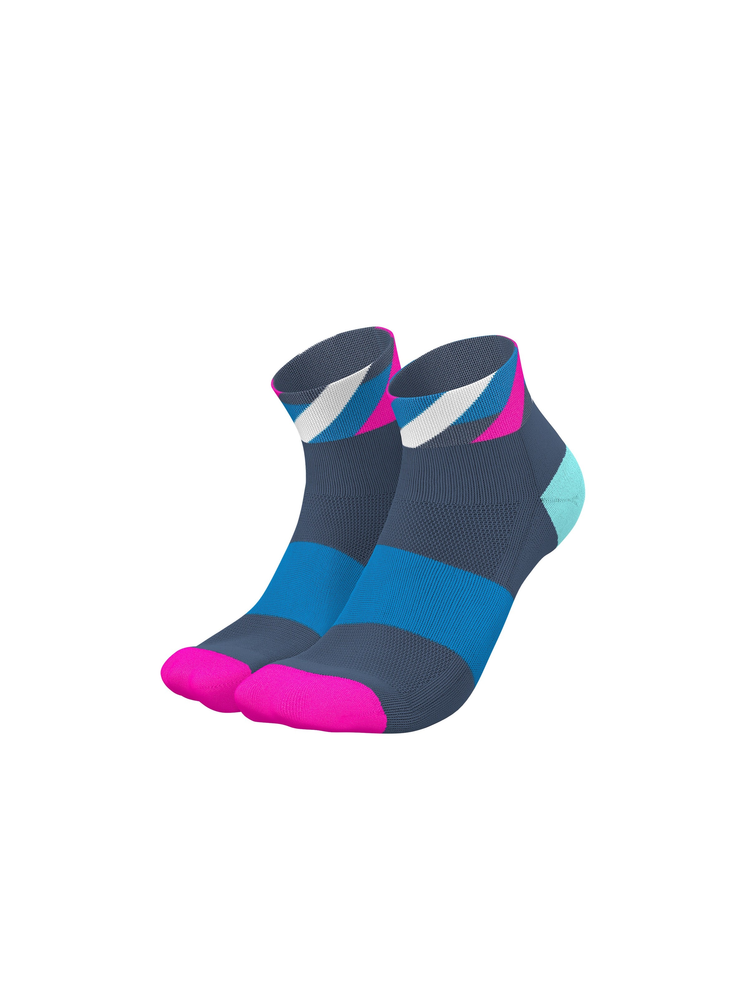 INCYLENCE Athletic Socks 'LOOPS SHORT' in Grey: front
