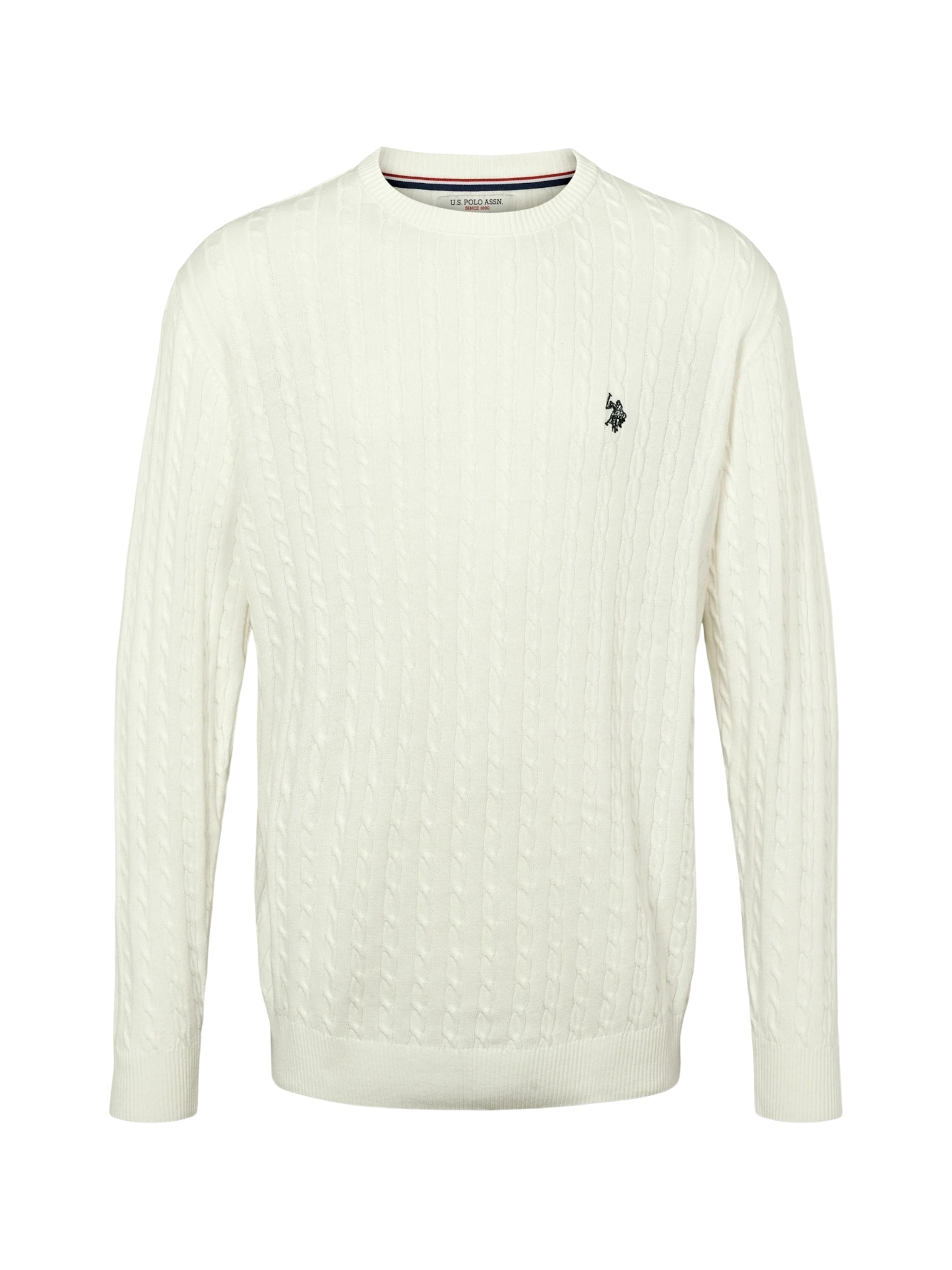 U.S. POLO ASSN. Pullover 'Mads' in Weiß: Vorderseite