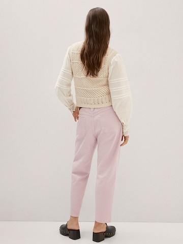 Regular Pantaloni 'Alessia' de la MANGO pe roz
