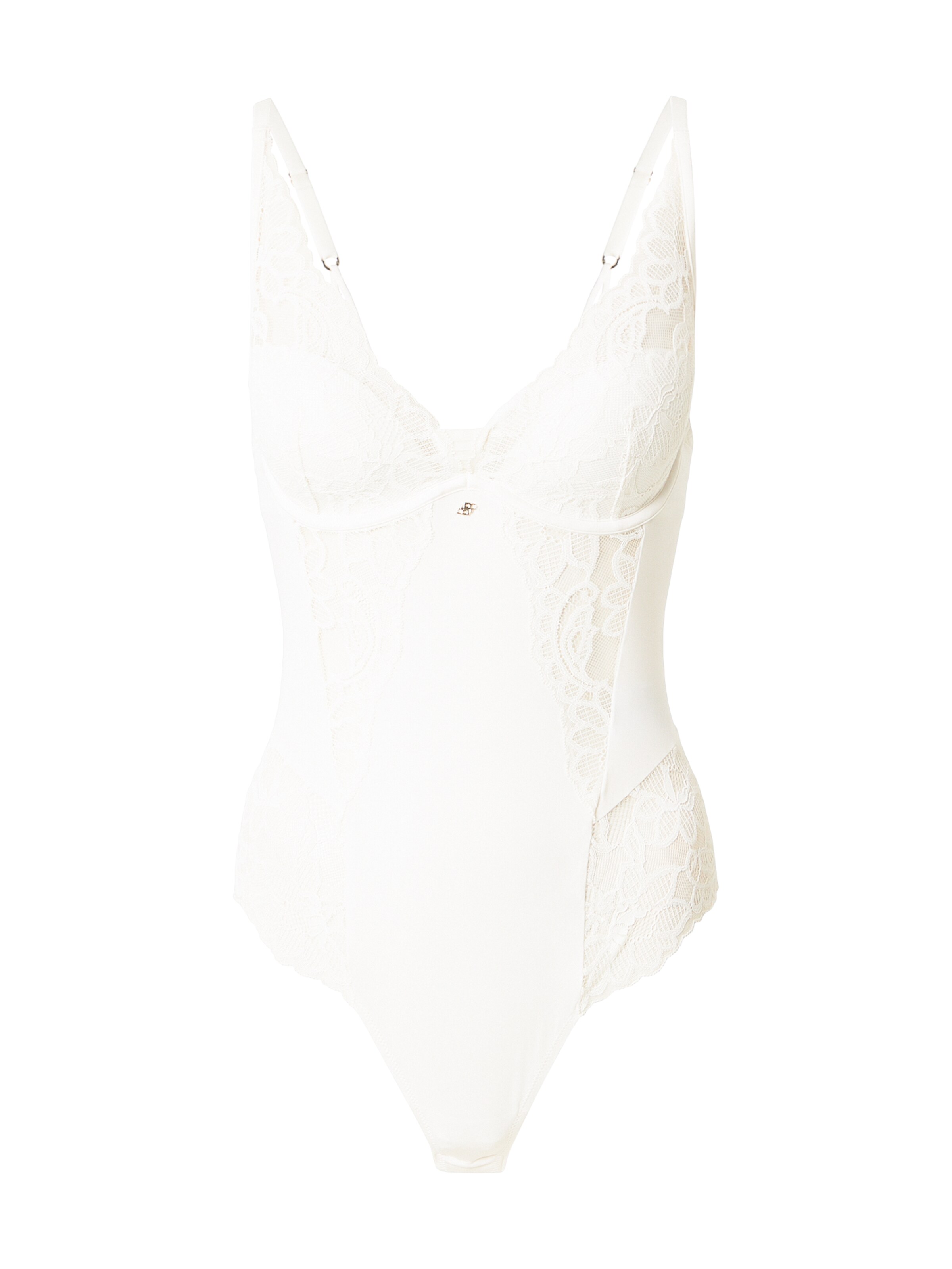 balts BOSS Bodijs: no priekšpuses