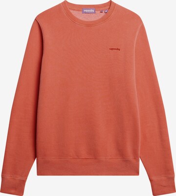 Superdry Sweatshirt in Oranje: voorkant