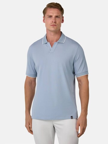 T-Shirt 'B Tech' Boggi Milano en bleu : devant