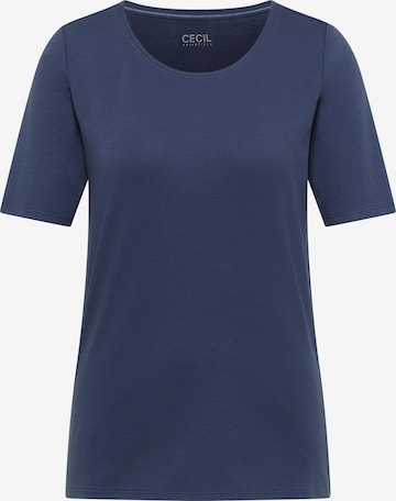 CECIL Kurzarmshirt in Blau: Vorderseite