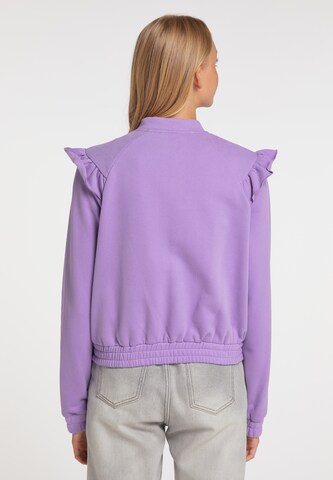 MYMO Sweatjacke in Lila