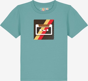 Maglietta 'Kassette' di watabout.kids in verde: frontale