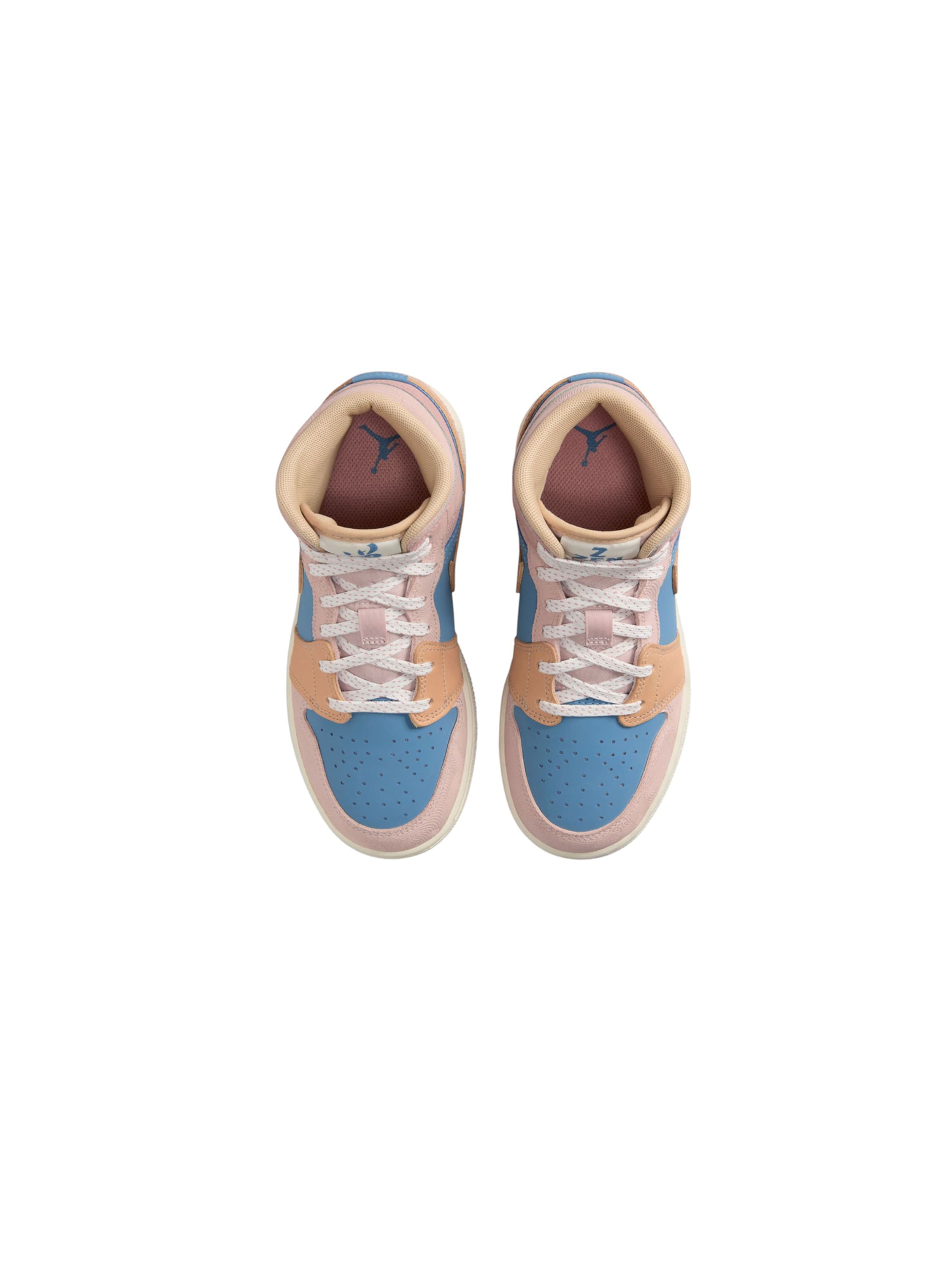Jordan Sneaker 'AIR JORDAN 1 MID SS BG' in Pink