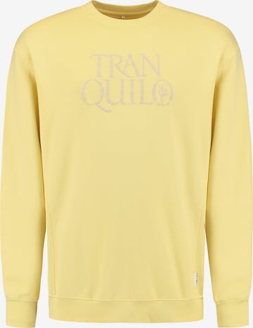 Sweat-shirt 'TRANQUILO' Shiwi en jaune : devant