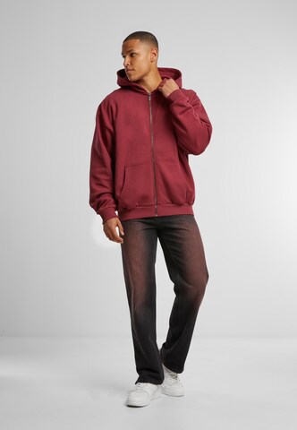 Giacca di felpa 'Essential' di Karl Kani in rosso
