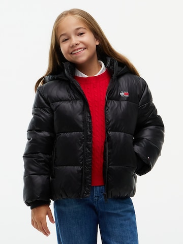TOMMY HILFIGER Winter jacket 'Heritage' in Black: front