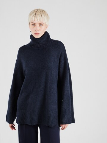 Gina Tricot Oversized sweater in Blue: front