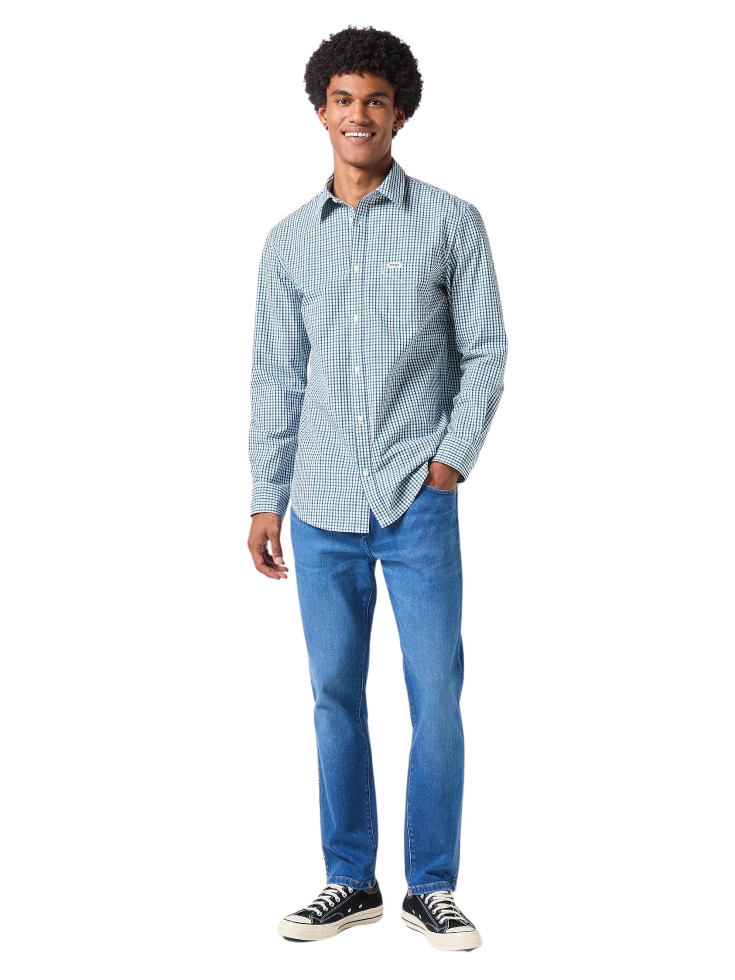 Regular Jean 'LARSTON' WRANGLER en bleu