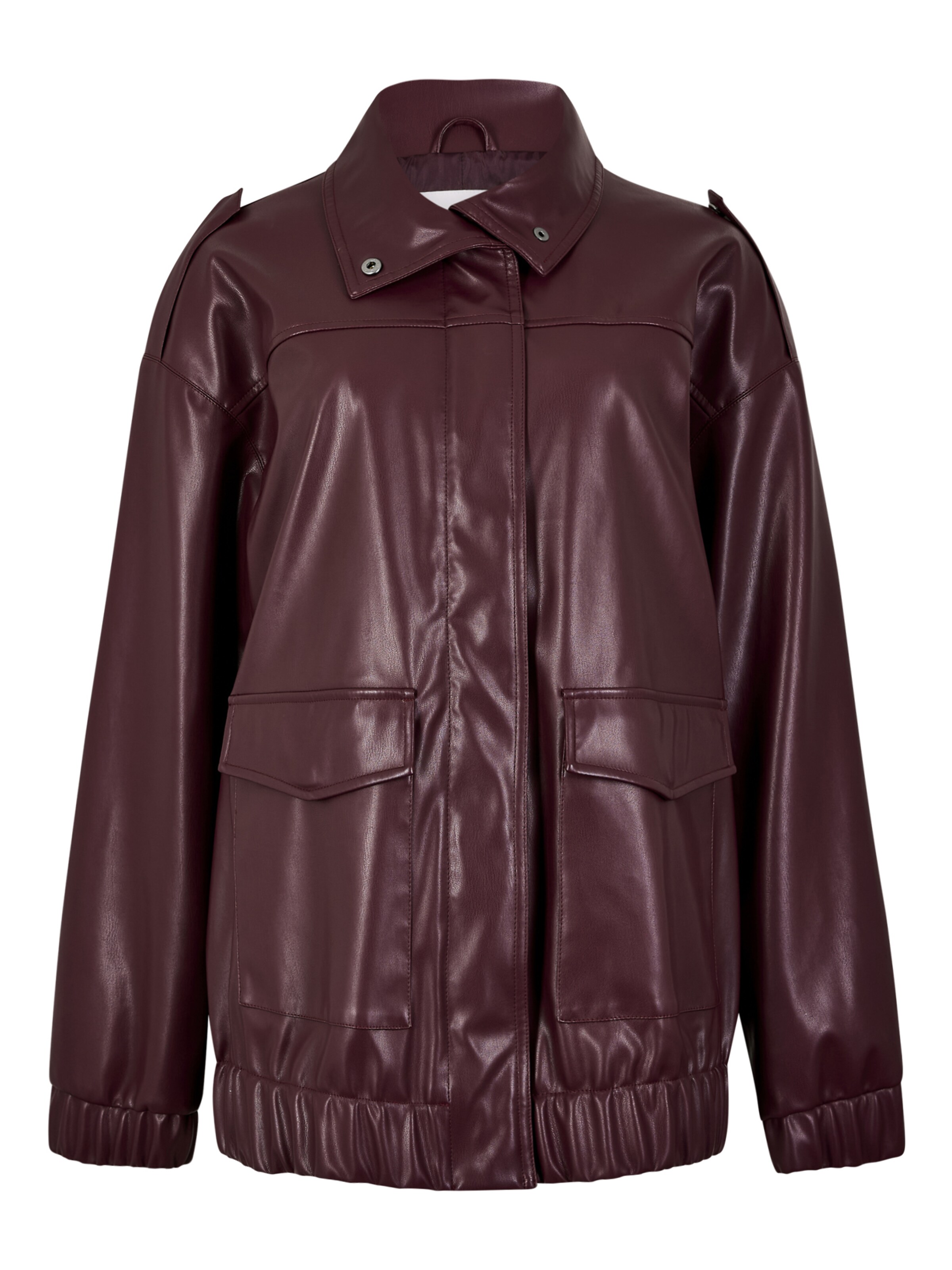 Apricot Oversized  Jacket ' ' in Lila: Vorderseite