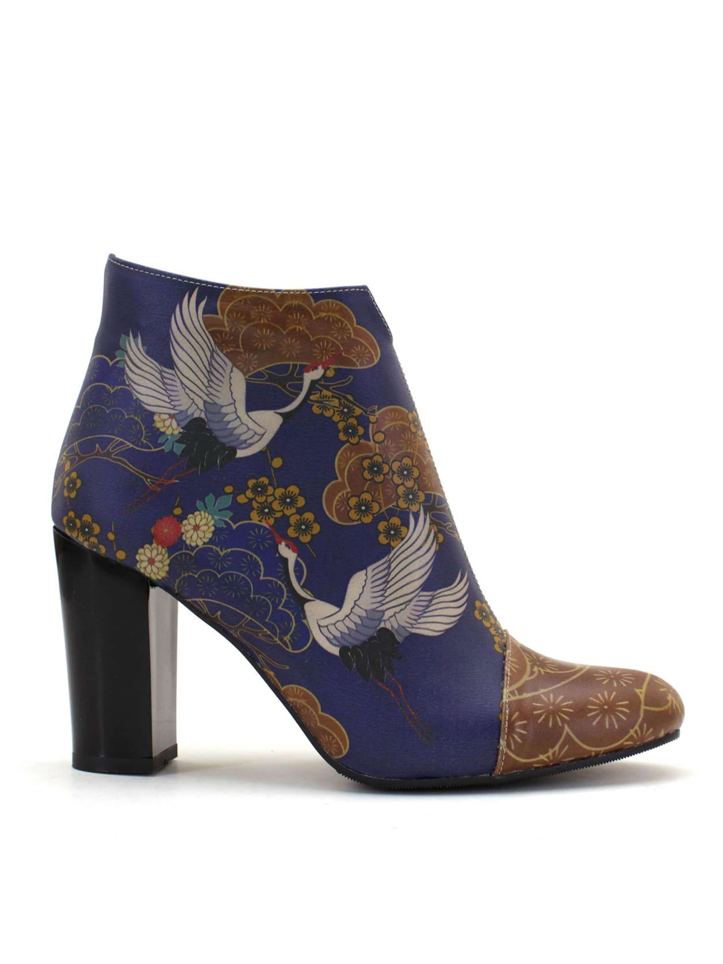 Bottines 'NBK115' Goby en bleu : devant