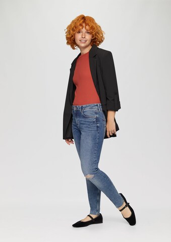 Skinny Jeans 'Sadie' di QS in blu: frontale