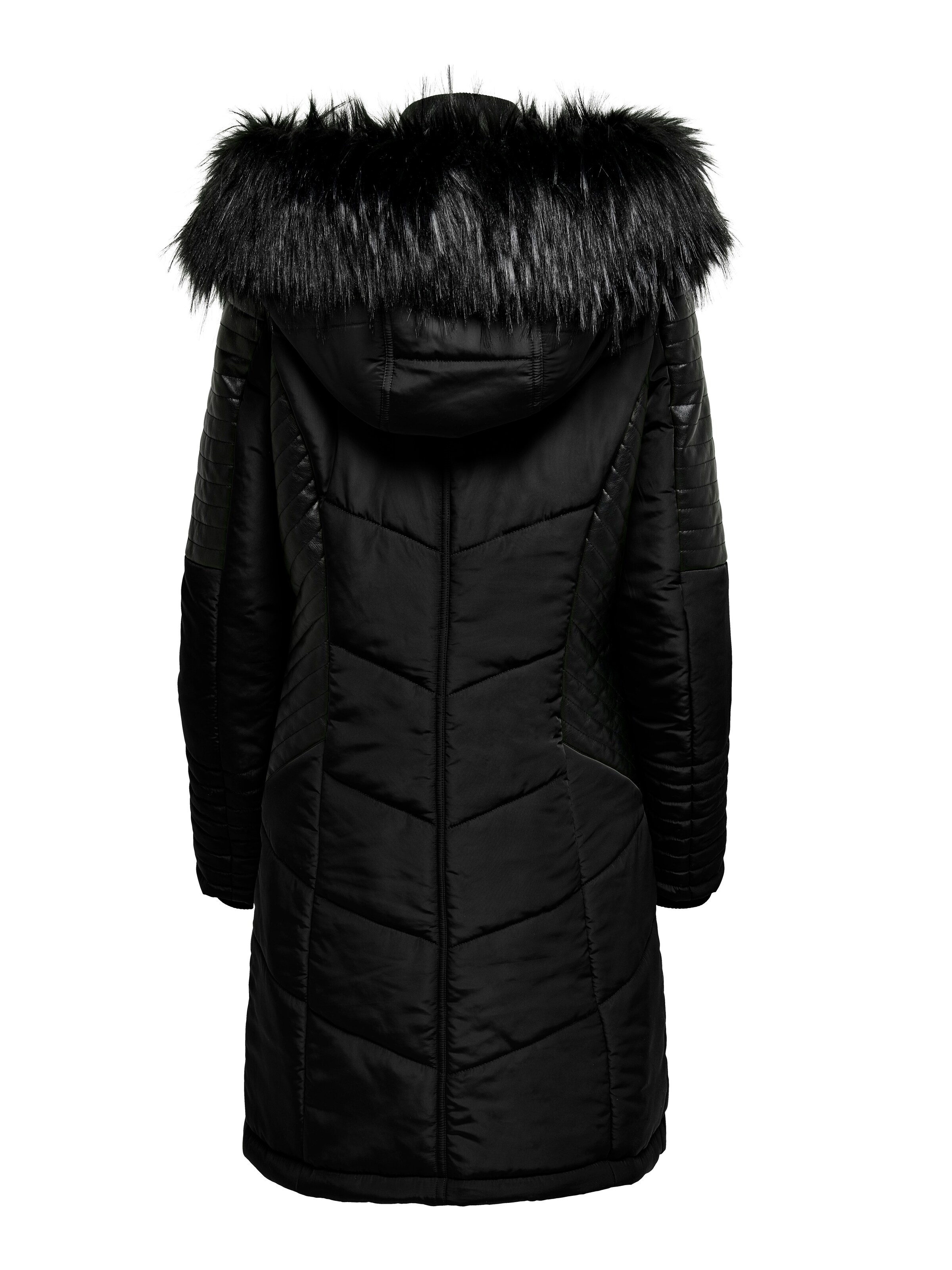 ONLY Winter Coat 'ONLNew Linette' in Black