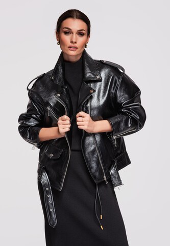 Veste mi-saison 'OW-JAFL-0111' Ombre en noir : devant