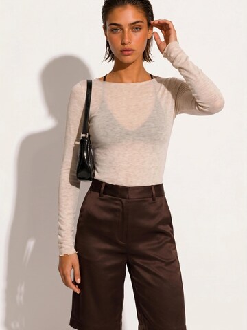 No Matter What Bluse in Beige