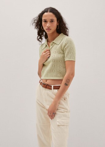 MANGO Pullover 'Mercadon' i grøn: forside