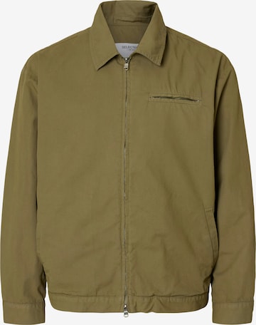 SELECTED Välikausitakki 'SLHSOREN' värissä vihreä: etupuoli