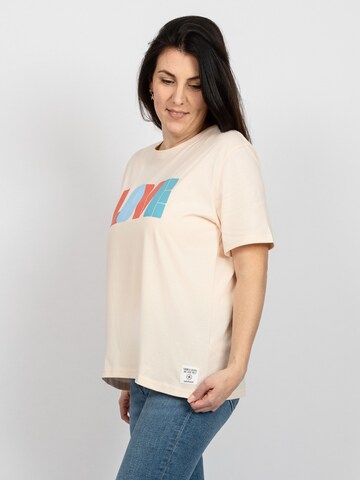 salzhaut Shirt 'Käies' in Beige