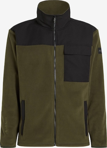 Giacca di pile funzionale 'Utility Polartec 200' di O'NEILL in verde: frontale
