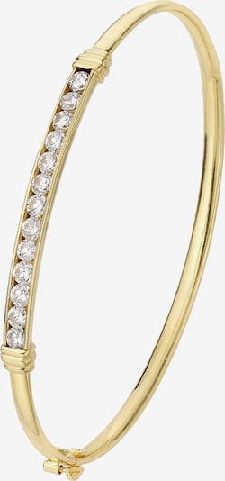 Lucardi Armband 'Klassisch' in gold / transparent, Produktansicht