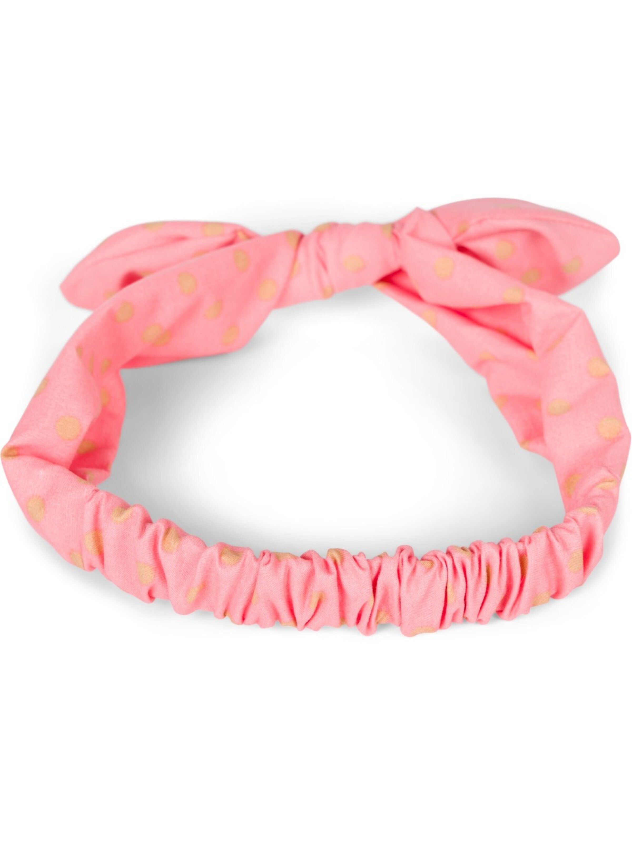 styleBREAKER Hair jewelry 'Haarband mit Punkte Muster und Schleife' in Orange