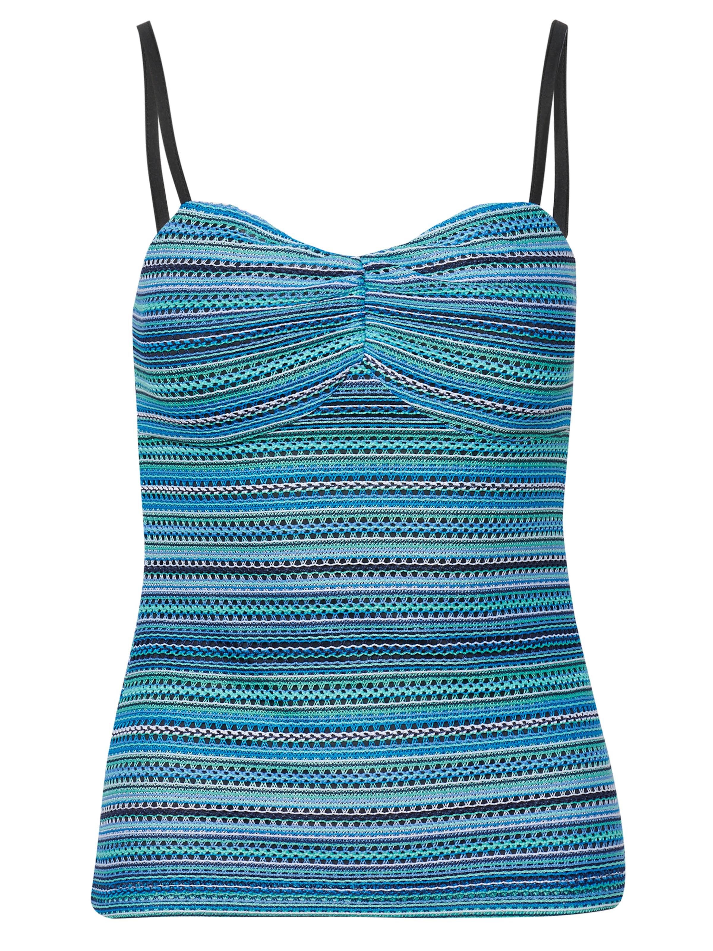 Top di KOROSHI in blu: frontale