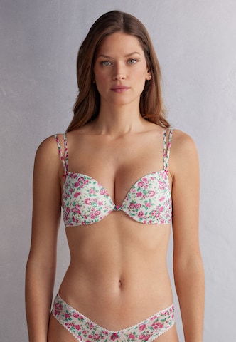 INTIMISSIMI Push-up Bra 'SIMONA LIFE IS A FLOWER' in Mixed colors