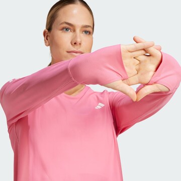 ADIDAS PERFORMANCE Functioneel shirt 'Own The Run' in Roze