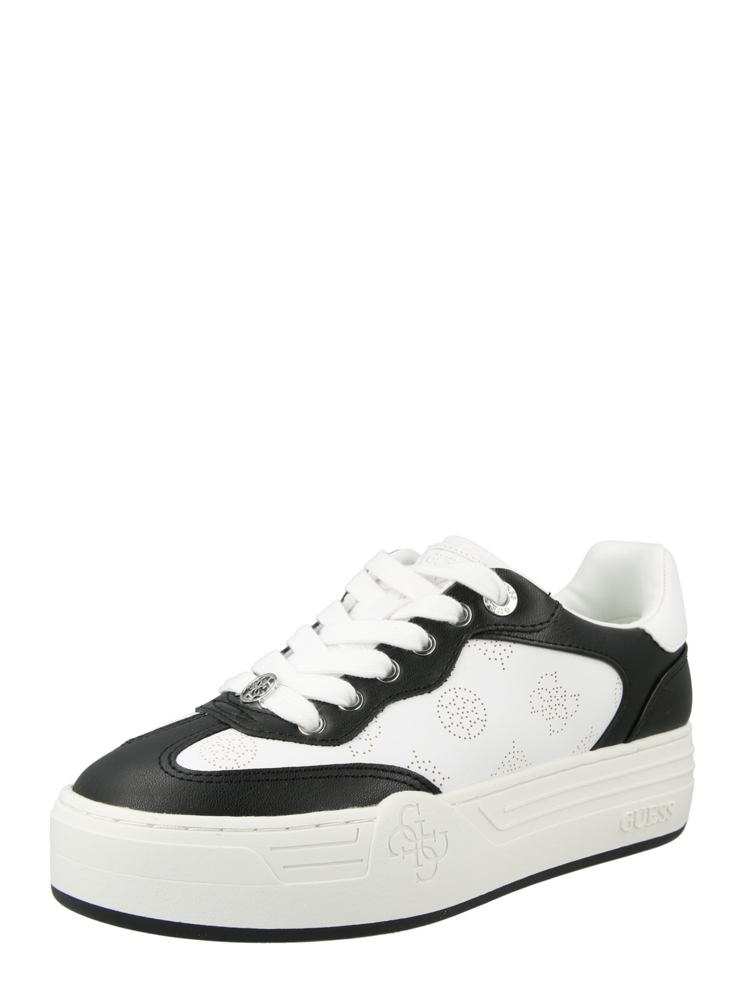 GUESS - Zapatillas deportivas bajas 'SWOLE3' en blanco: frente