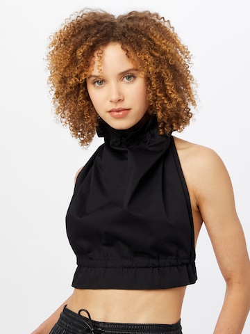 Femme Luxe Blouse 'CARA' in Black: front