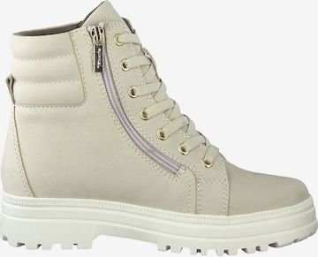 TAMARIS Veterlaarsjes in Beige