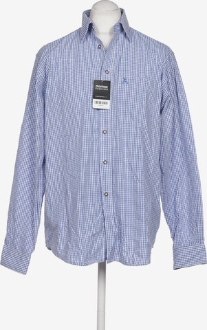 COUNTRY LINE Button Up Shirt in XL in Blue: front