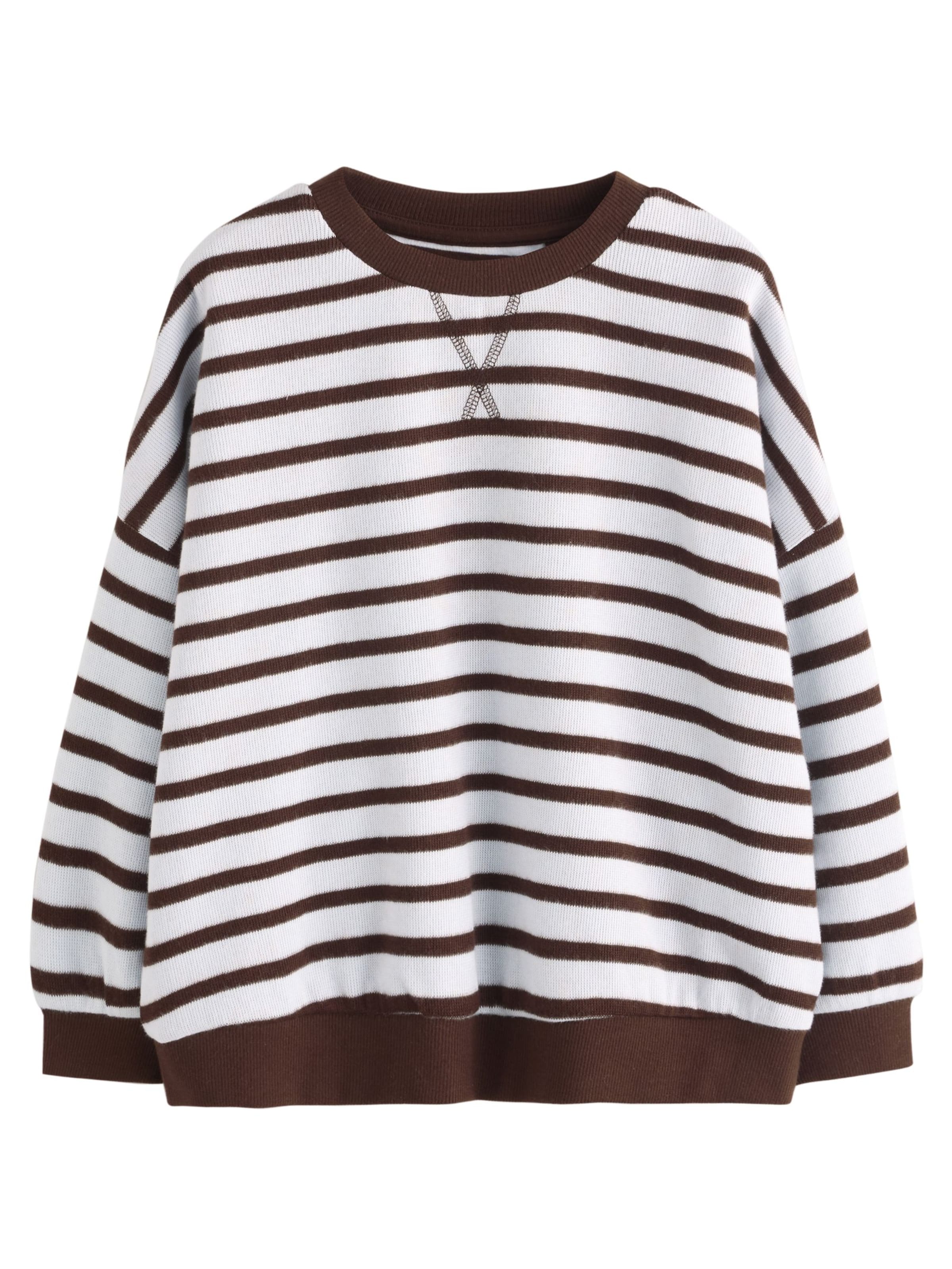 Next Kampsun, värv pruun: eest vaates