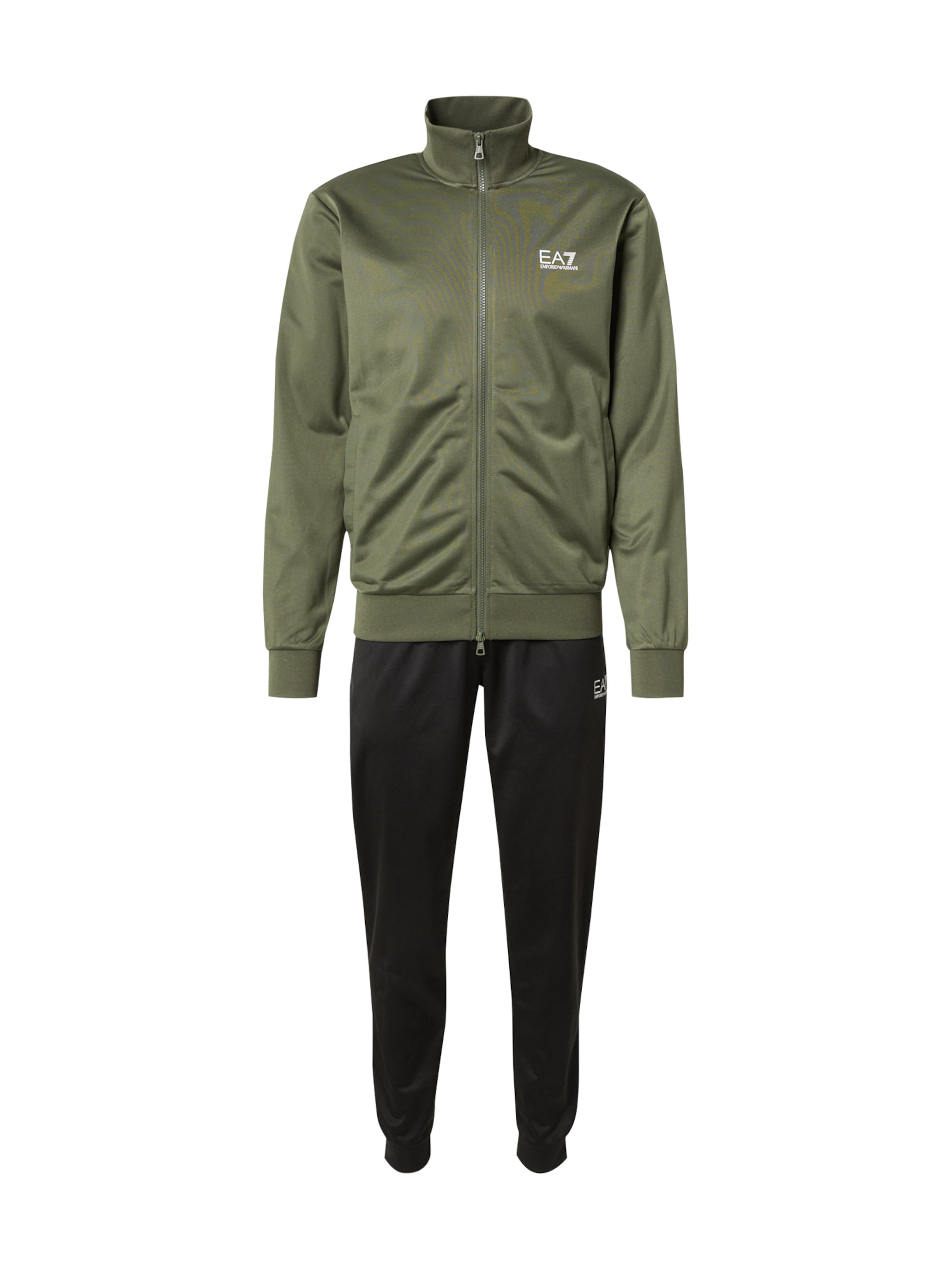 Survêtement EA7 Emporio Armani en vert : devant