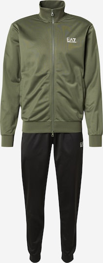 EA7 Emporio Armani Jogging komplet u zelena / crna / bijela, Pregled proizvoda