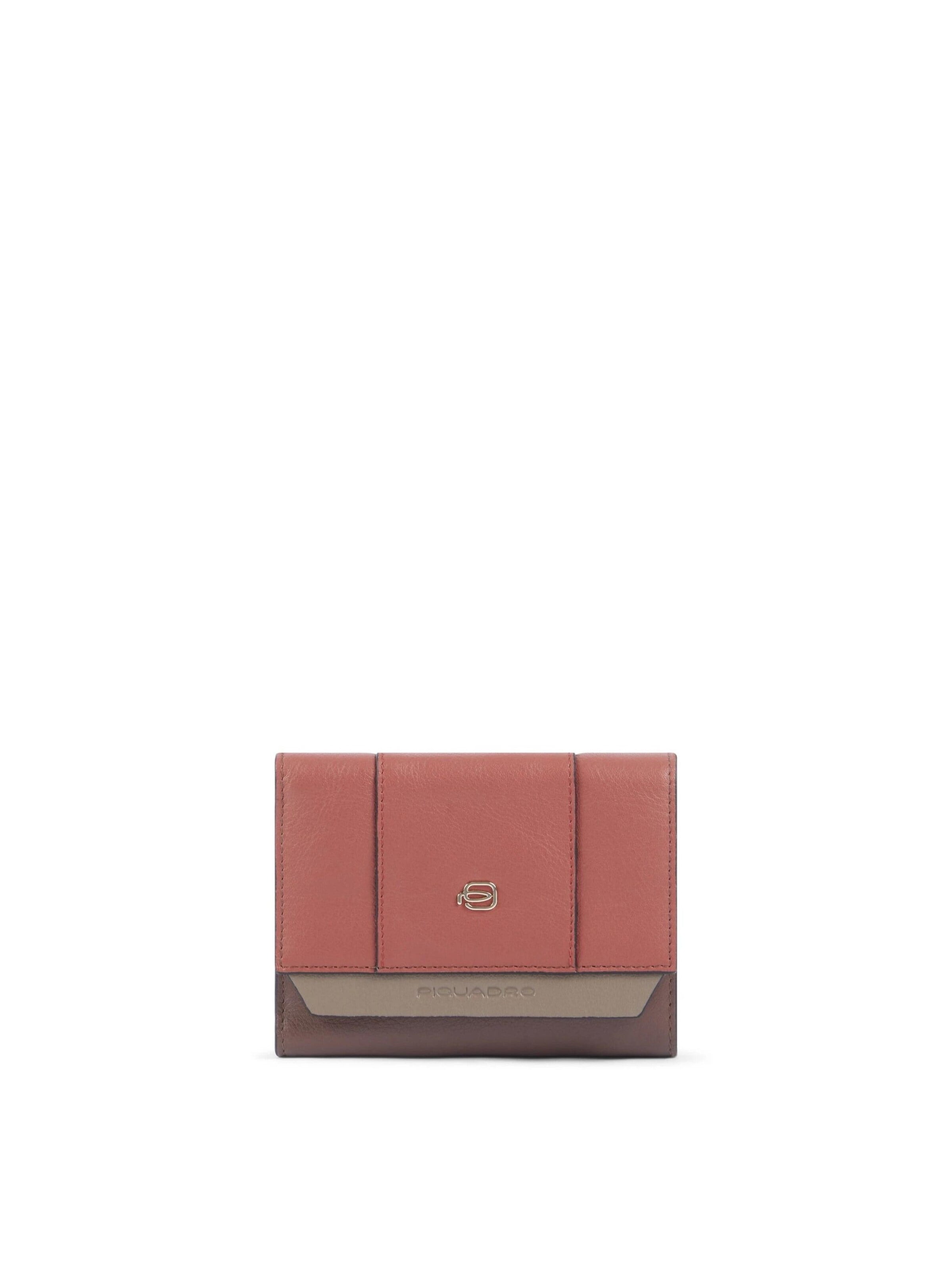 Piquadro Wallet in Orange: front