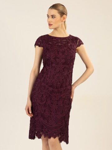 APART Cocktail Dress in Brown: front