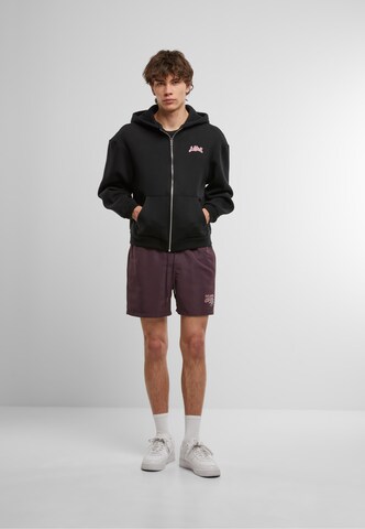 Regular Shorts de bain 'With Love' Lost Youth en violet