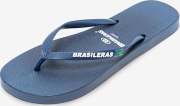 Brasileras Strand-/badschoen 'Classic Pro' in Blauw: voorkant